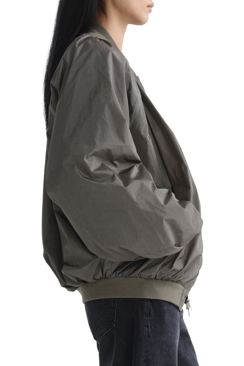Raffi Bomber Jacket, Alternate, color, FERN LT DUSKY GREEN