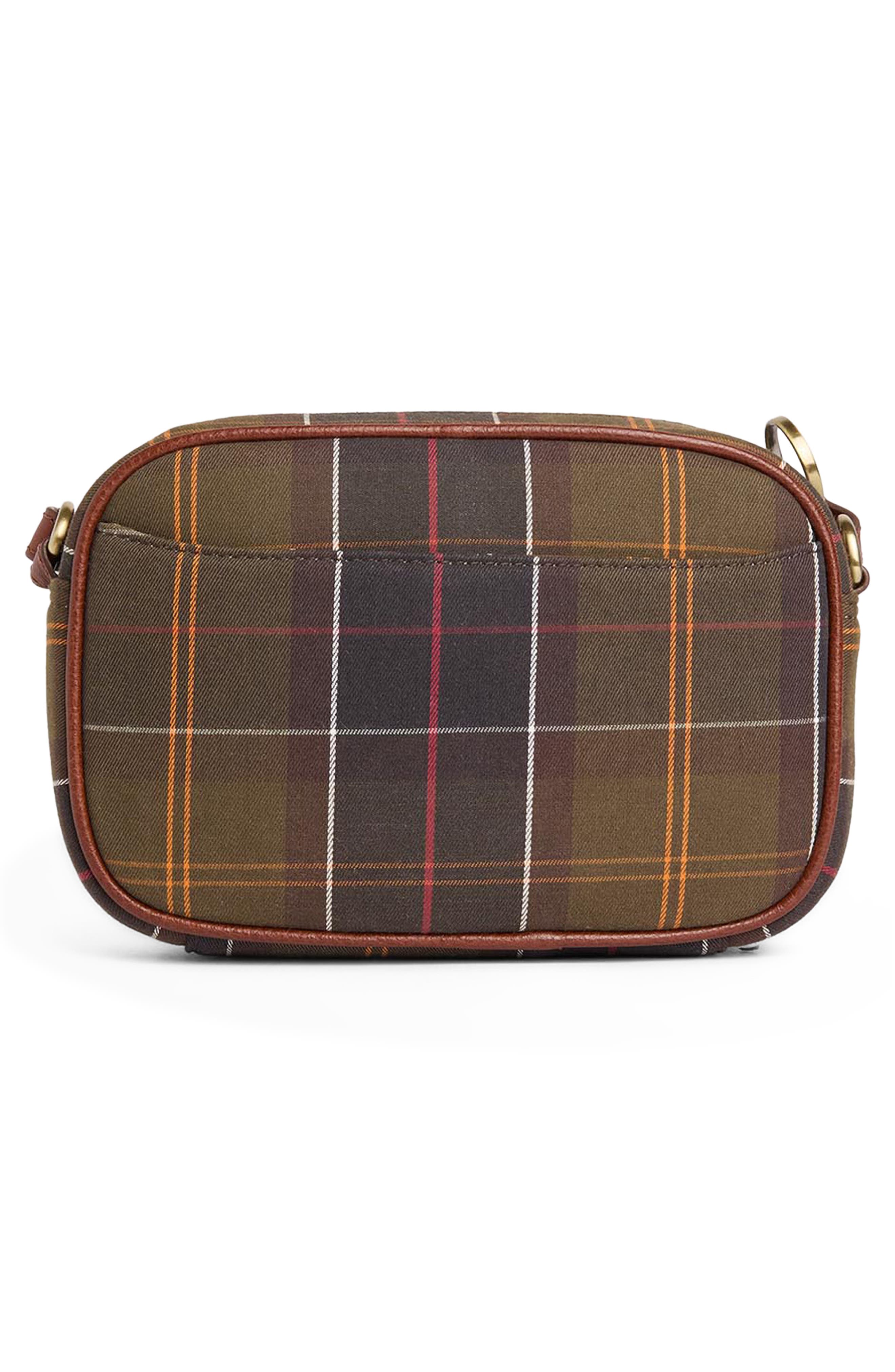 Daphne Mini Tartan Leather Crossbody Bag, Alternate, color, CLASSIC TARTAN