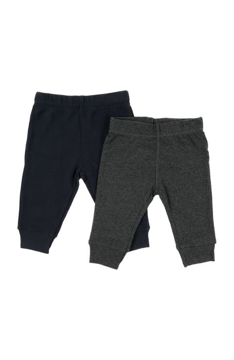 Baby Pants & Leggings Set, Navy Crawling Pant + Colored Legging