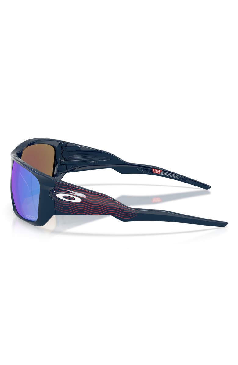 Oakley Masseter 60mm Rectangle Sunglasses, Alternate, color, Team Usa Abyss / Prizm
