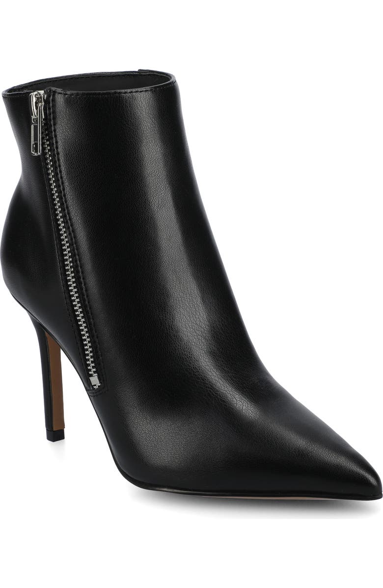 Journee Collection Leyna Zip Boot - Wide Width Available, Main, color, Black