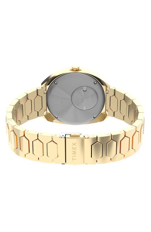 Timex ® Q 1972 Time Machine Reissue Bracelet Watch, 39mm In Gold