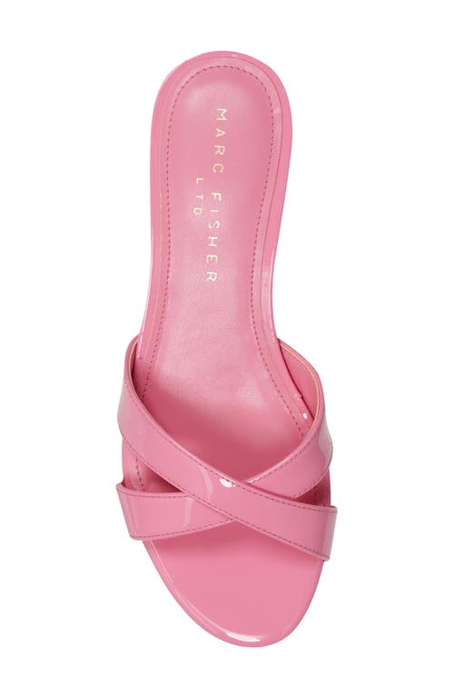 Marc Fisher Ltd Tracey Kitten Heel Slide Sandal In Pink