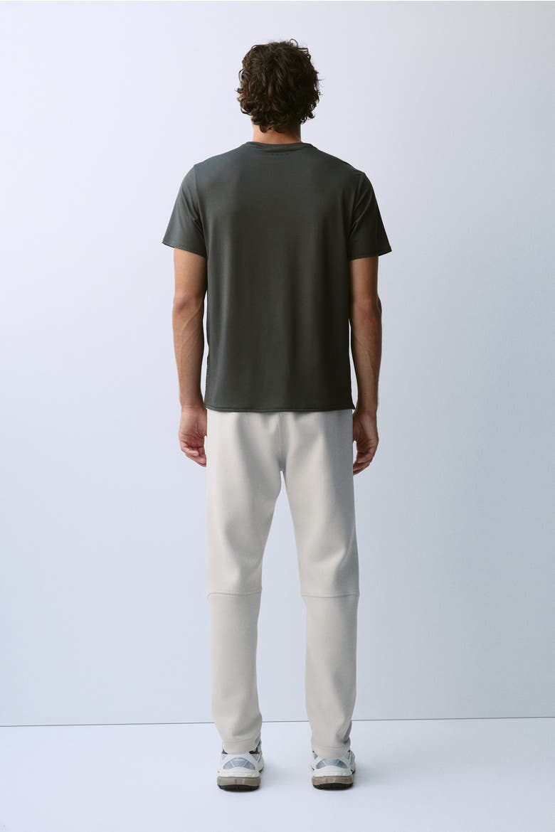 Regular-Fit Tapered Sports Joggers With Drymove, Alternate, color, Light taupe