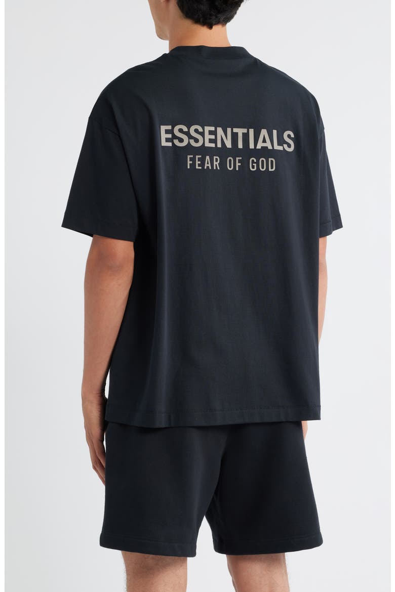 Classic Fit Logo Graphic T-Shirt, Alternate, color, JET BLACK