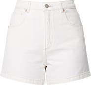 ABRAND Venice High Waist Denim Shorts