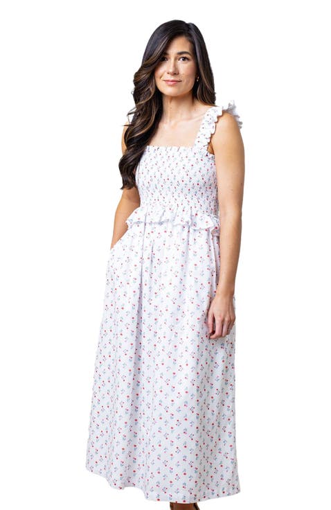 Women's Organic Smocked Sundress