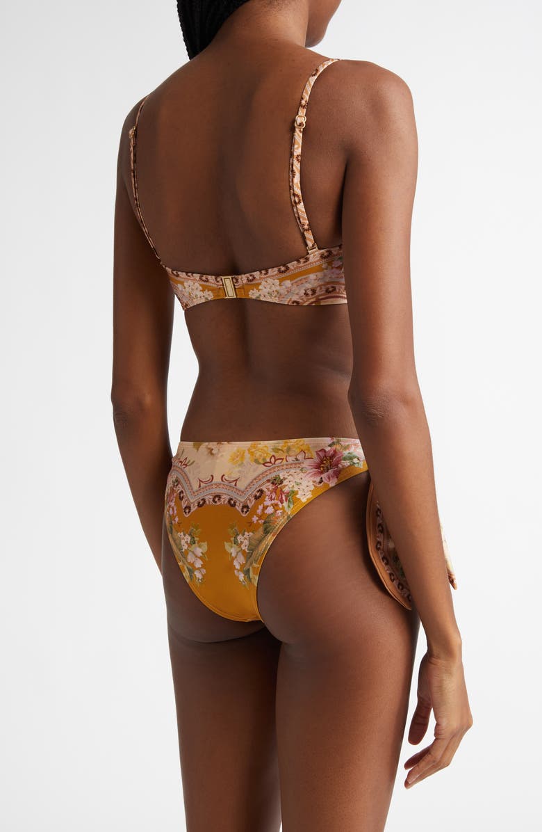 Zimmermann Wylie Scarf Tie Two-Piece Swimsuit, Alternate, color, 