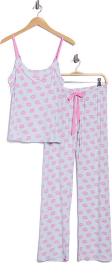 Lovely Dreams Lipstick Print Pajamas