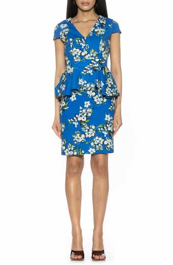 Willow V-Neck Cap Sleeve Sheath Dress