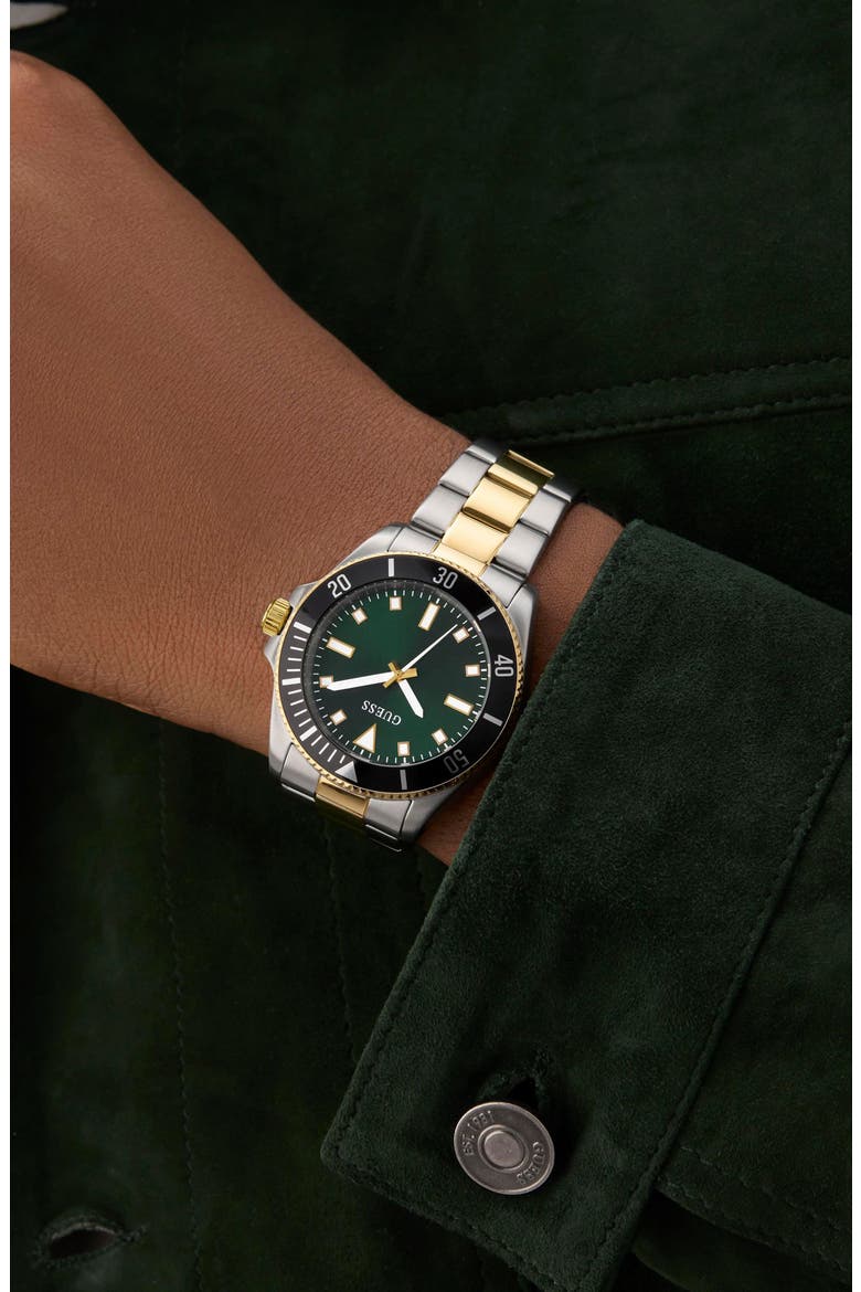 Cliff Bracelet Watch, 41mm, Alternate, color, 2-TONE