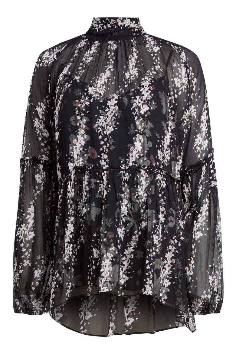 Eimear Cultivar Blouse, Alternate, color, BLACK