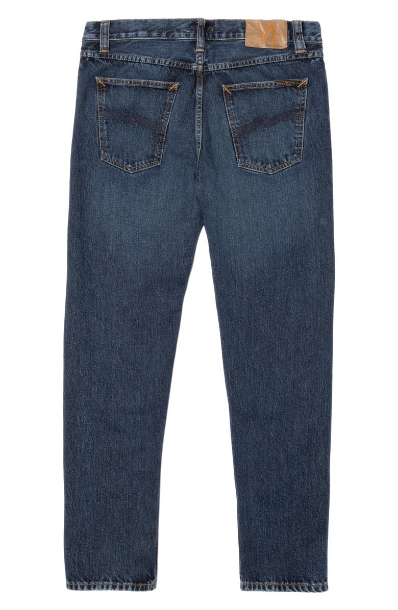 Nudie Jeans Steady Eddie II Slim Tapered Organic Cotton Jeans, Alternate, color, Blue Soil