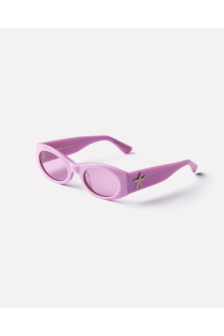 Suede Sunglasses, Main, color, Mavue