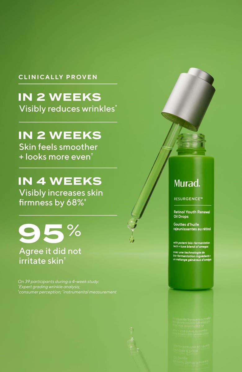 Murad<sup>®</sup> Retinol Youth Renewal Oil Drops, Alternate, color, 