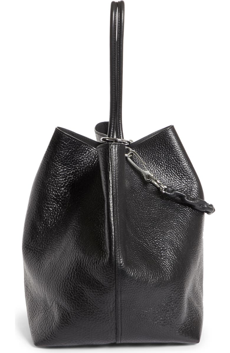 Alexander Wang Large Roxy Covered Chain Leather Bucket Bag, Alternate, color,