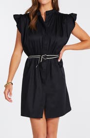 Bishop + Young Mallorca Flutter Sleeve Dress