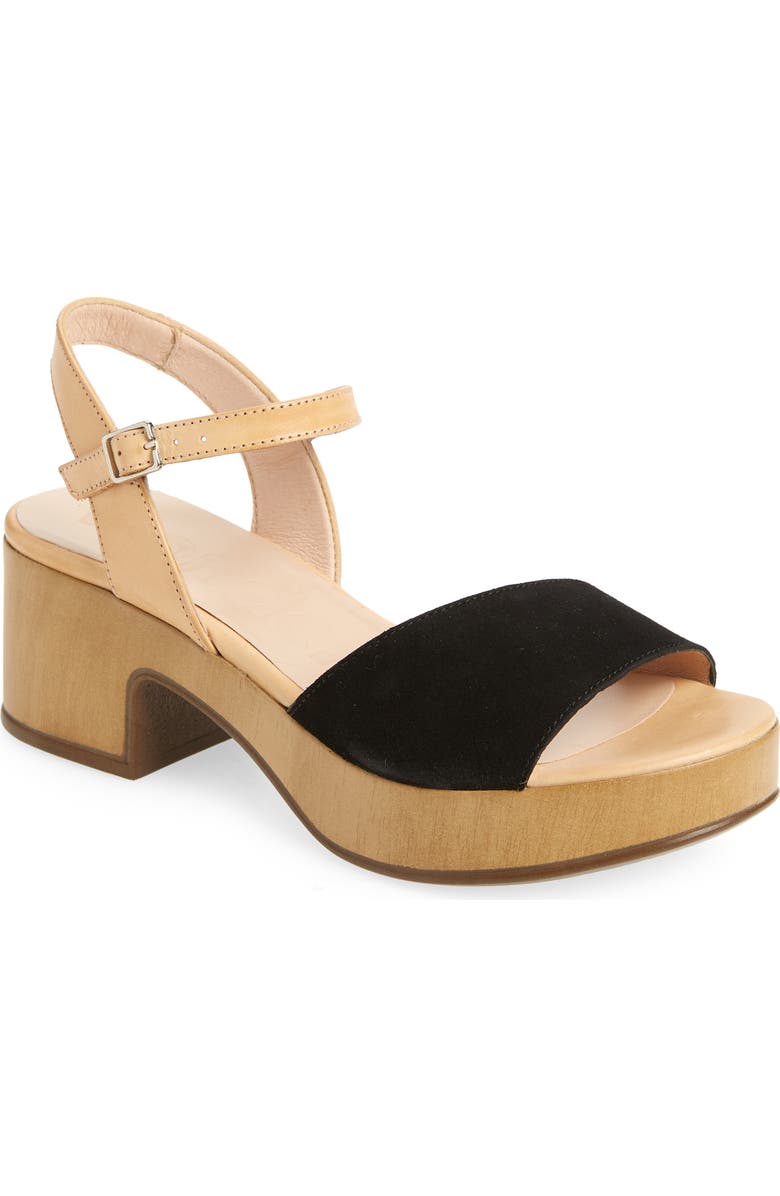 Wonders Platform Sandal, Main, color,