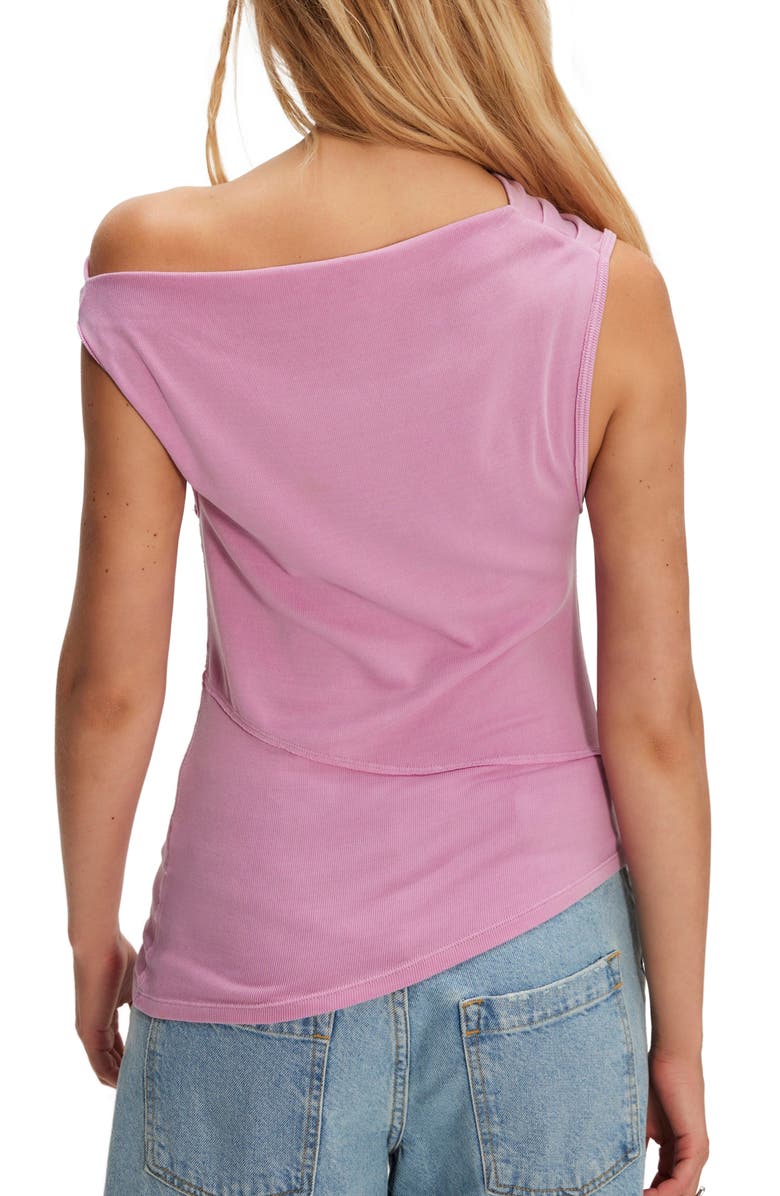 Free People Fall For You Knit Tank, Alternate, color, Lavender