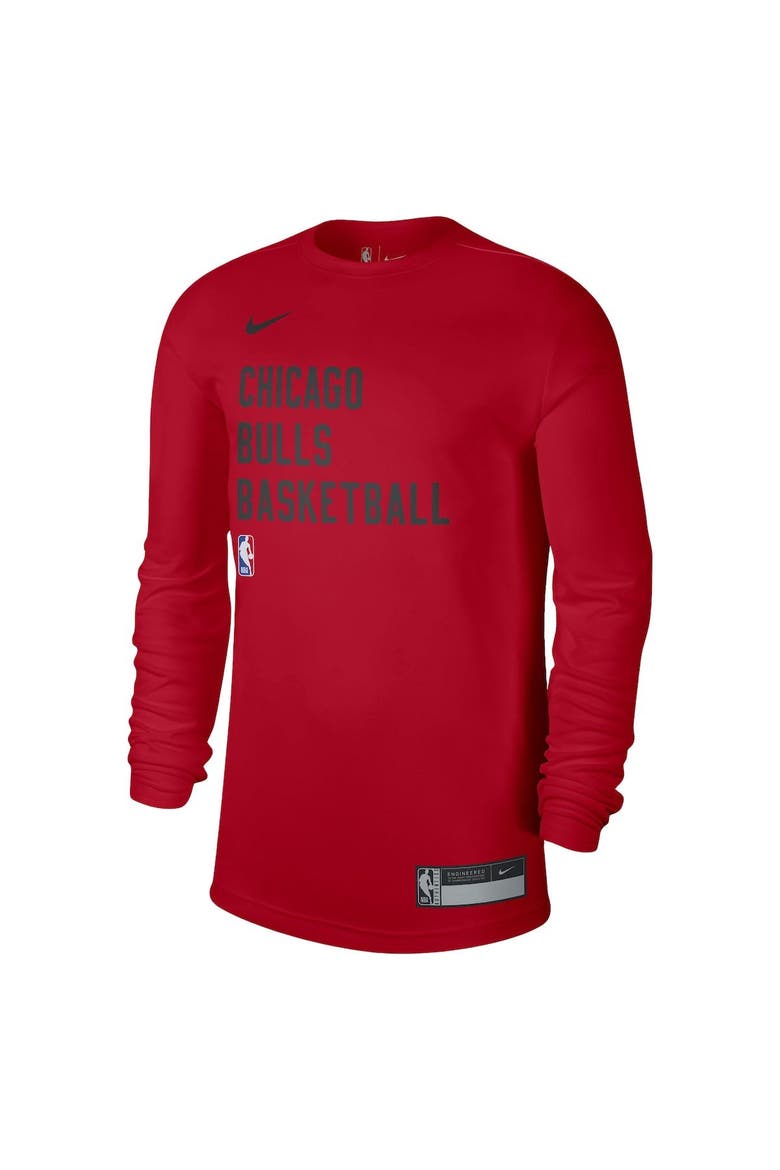 Unisex Nike Red Chicago Bulls 2023/24 Legend On-Court Practice Long Sleeve T-Shirt, Alternate, color, Red