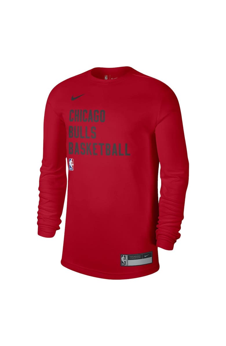 Nike Unisex Nike Red Chicago Bulls 2023/24 Legend On-Court Practice Long Sleeve T-Shirt, Alternate, color, Red