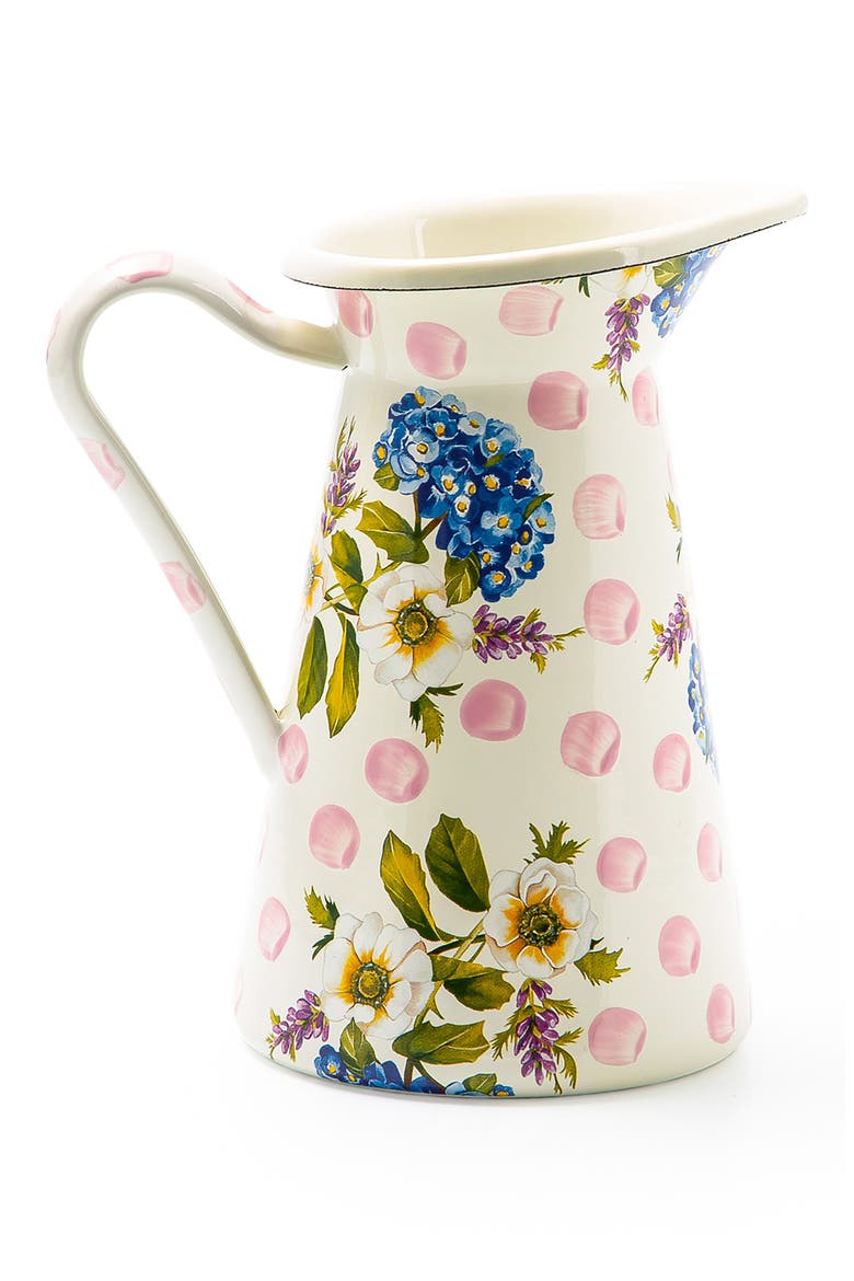 Wildflowers Medium Practical Pitcher, Main, color, IVORY MULTI