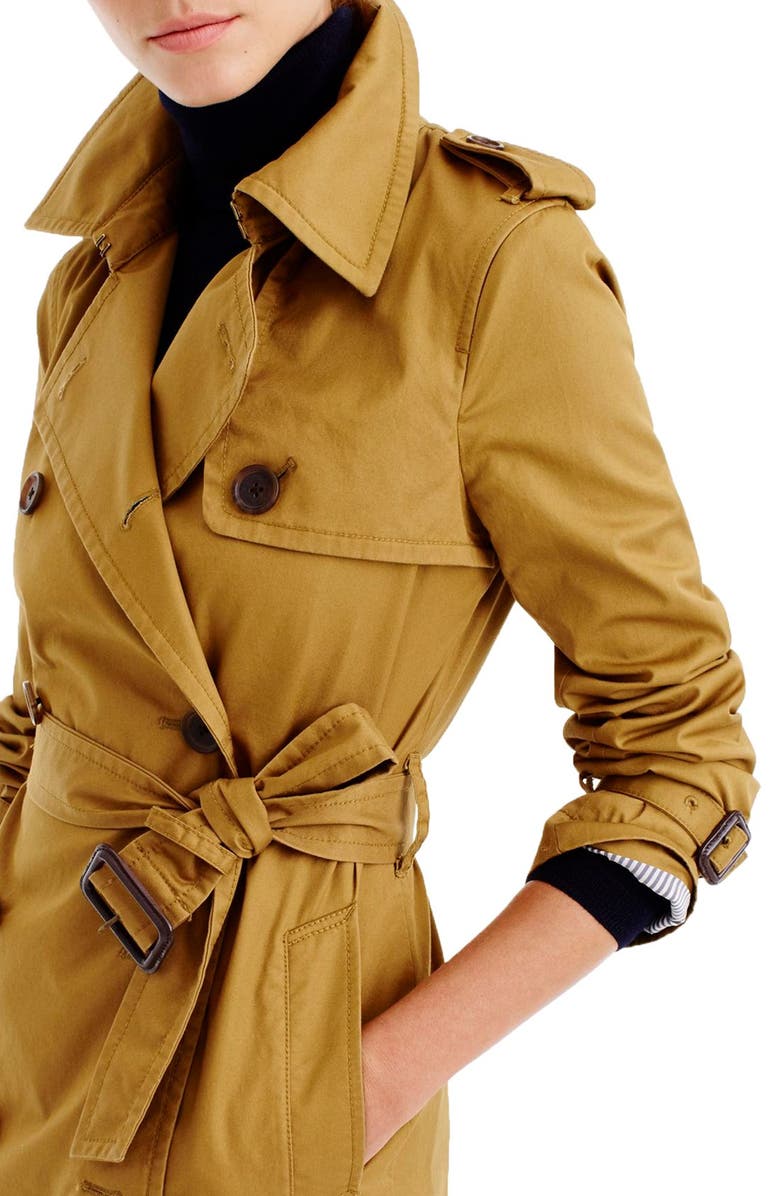 J.CREW FACTORY J.Crew City Trench Coat, Alternate, color, 