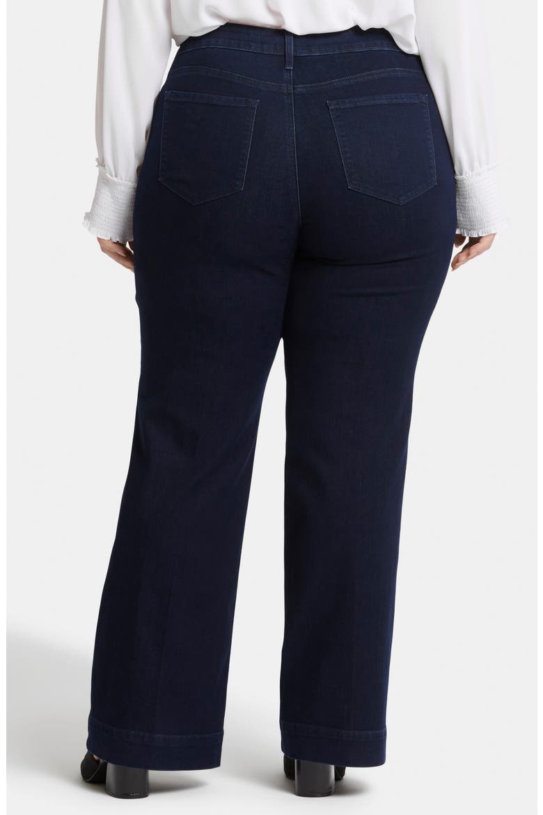 Teresa Wide Leg Trouser Jeans, Alternate, color, DARK ENZYME