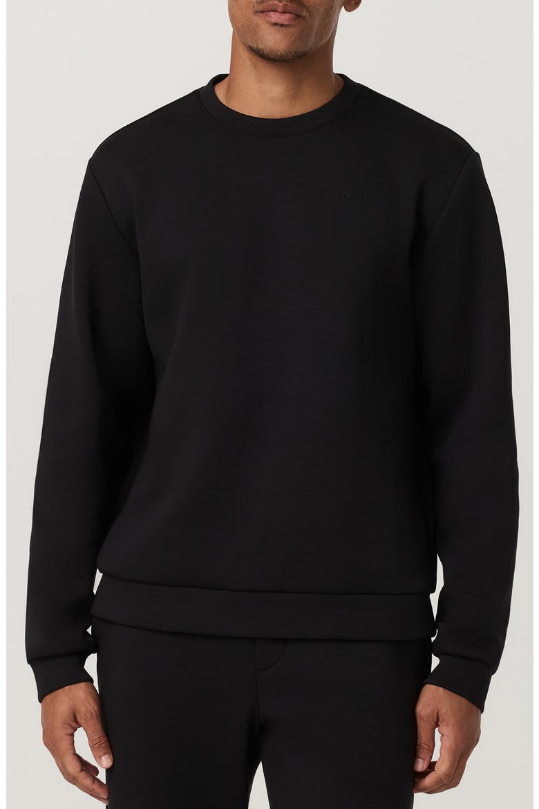 Galaxy Crewneck Sweatshirt, Main, color, WASHED BLACK