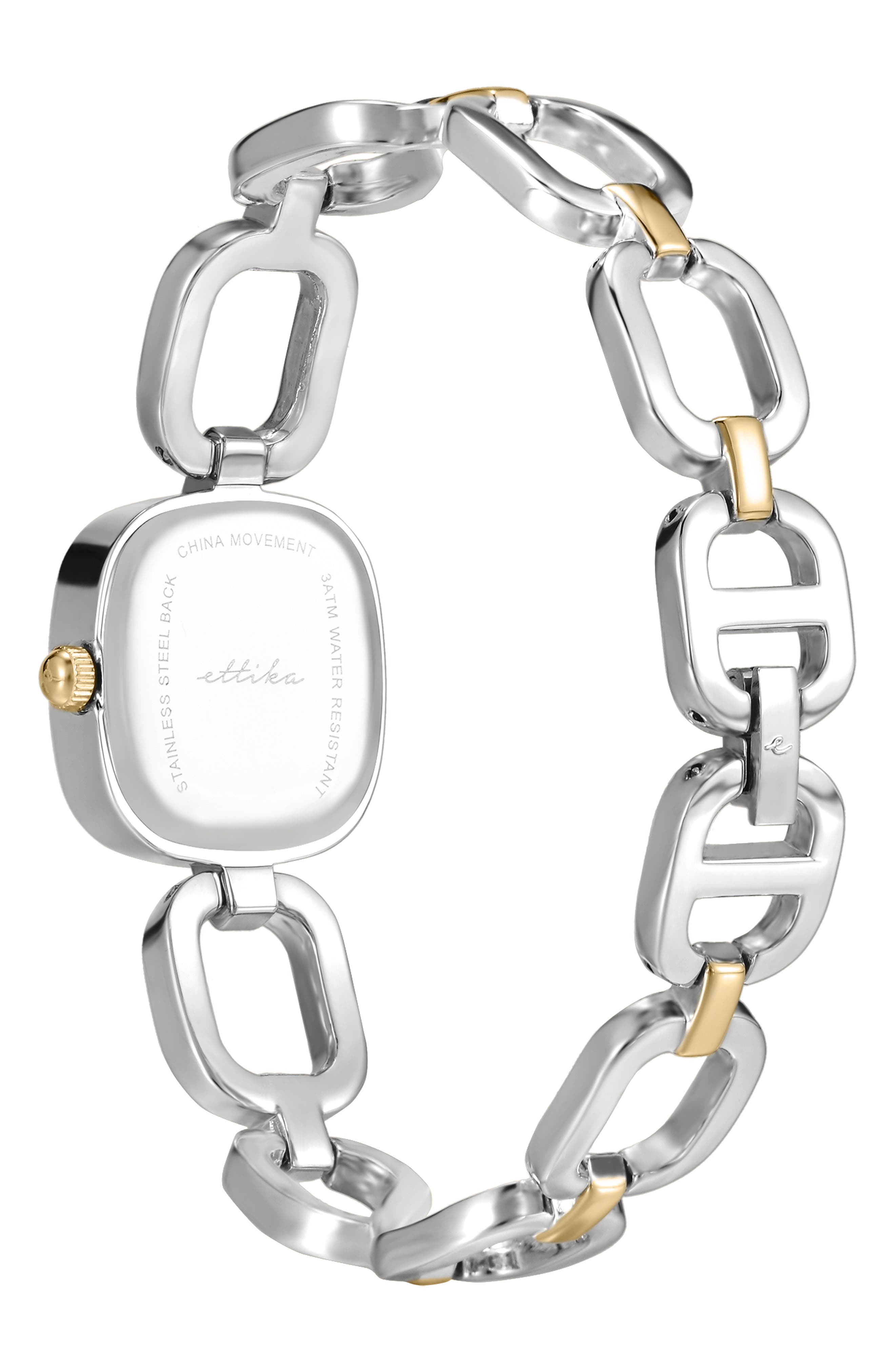 Ettika Square Link Bracelet Watch (Women) | Nordstromrack