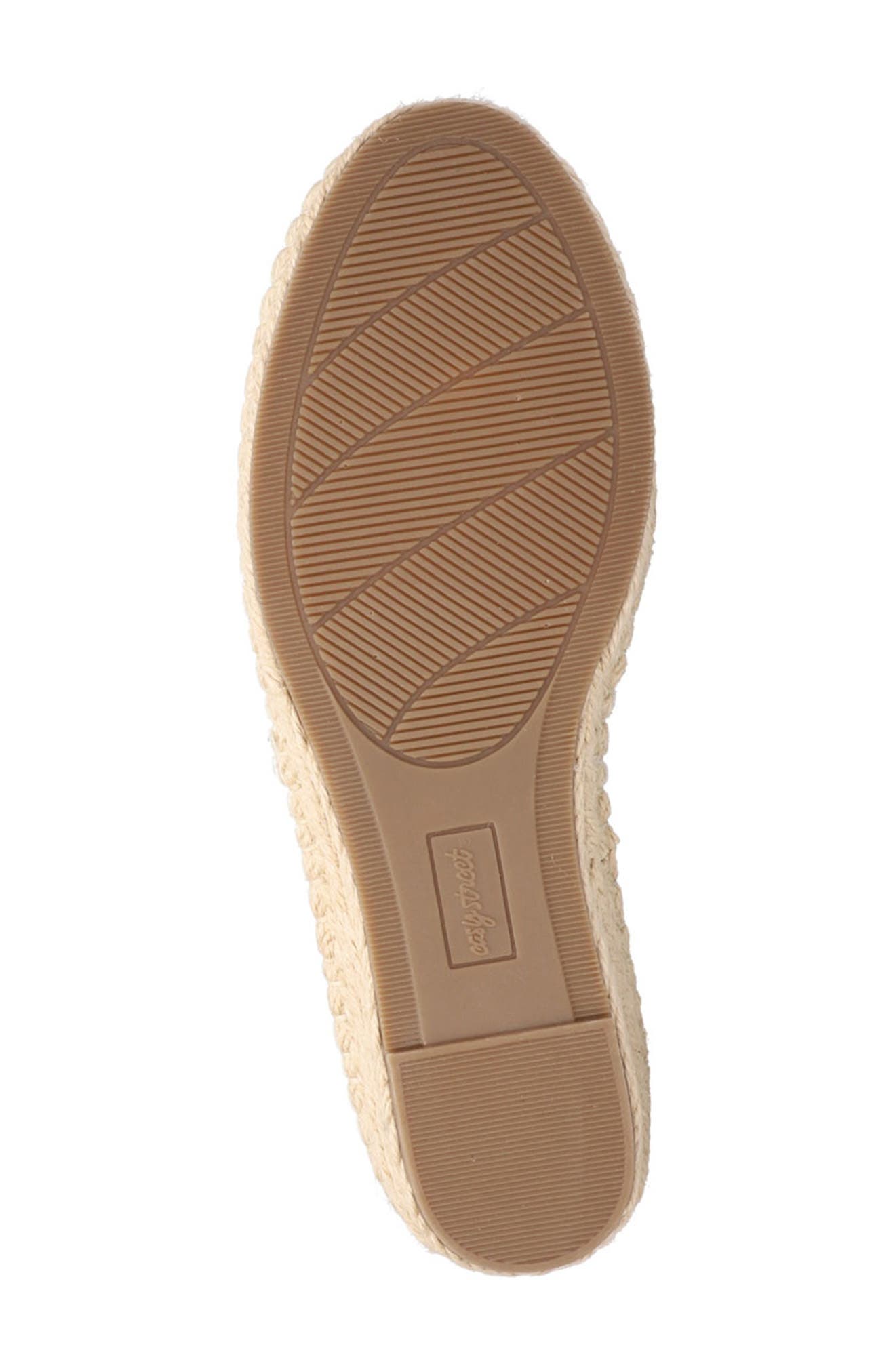 EASY STREET Zenon Laser-Etched Faux Suede Espadrille Slip-On Sneaker, Alternate, color, 