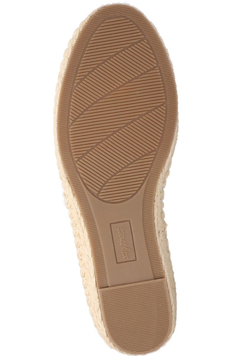 EASY STREET Zenon Laser-Etched Faux Suede Espadrille Slip-On Sneaker, Alternate, color,