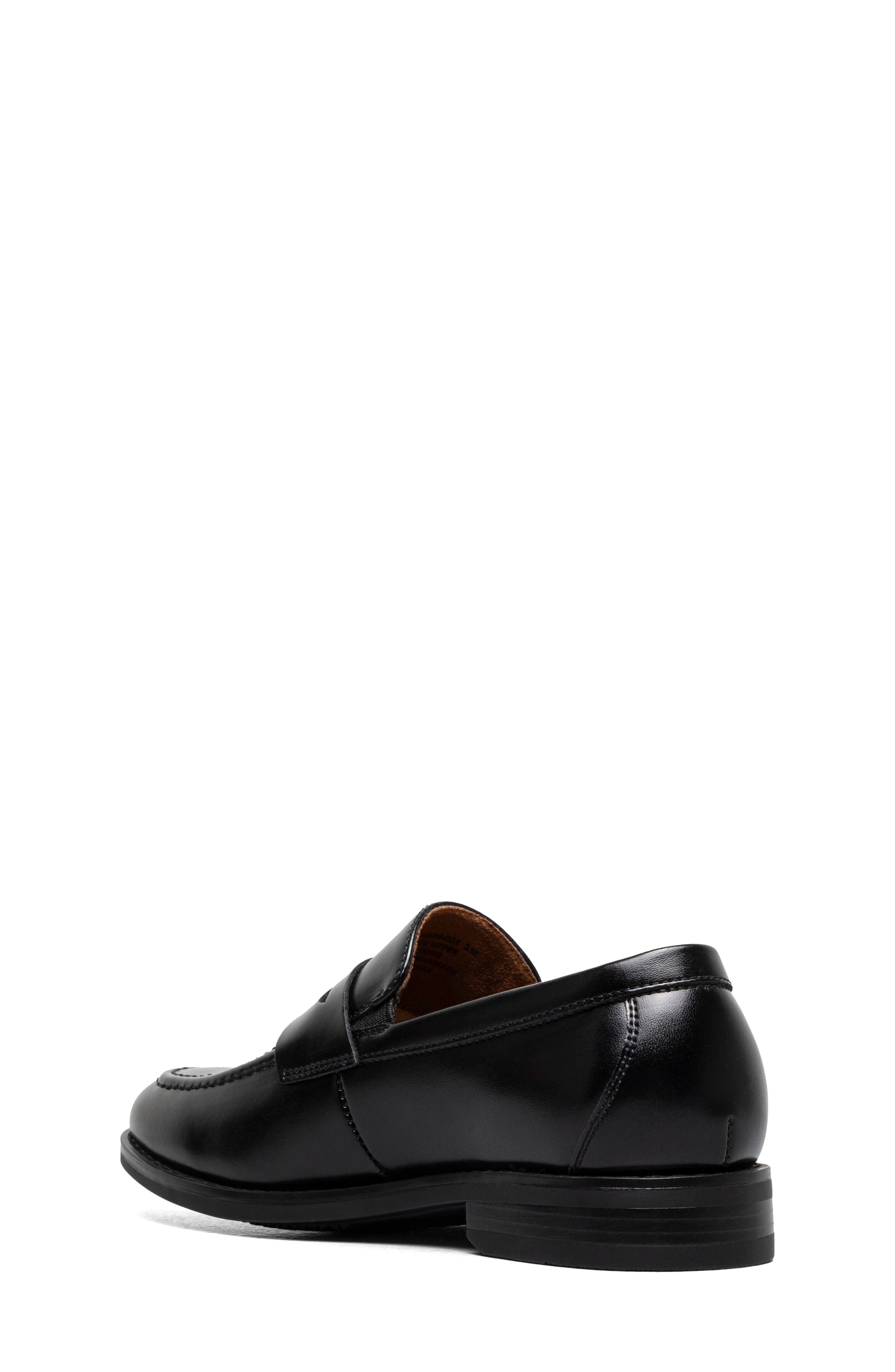 Florsheim Kids' Rucci Moc Toe Penny Loafer, Alternate, color, Black