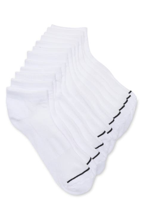 6-Pack Butter Sole Quarter Socks