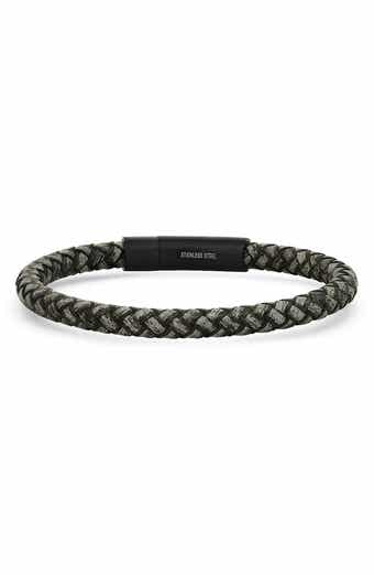 Men's Braided Leather Bracelet