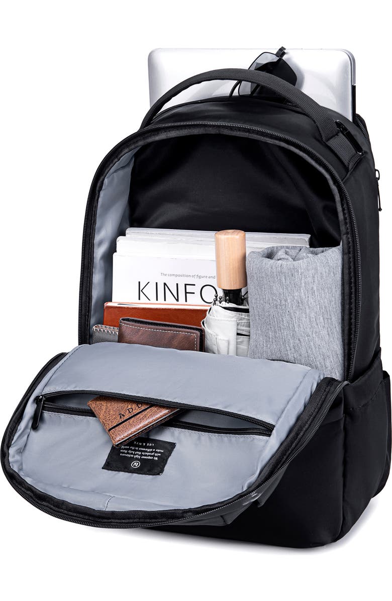 Lux and Nyx Origami 16-inch Laptop Backpack For Women, Alternate, color, Black