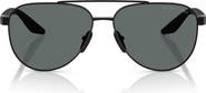 Prada Linea Rossa 58mm Polarized Pilot Sunglasses