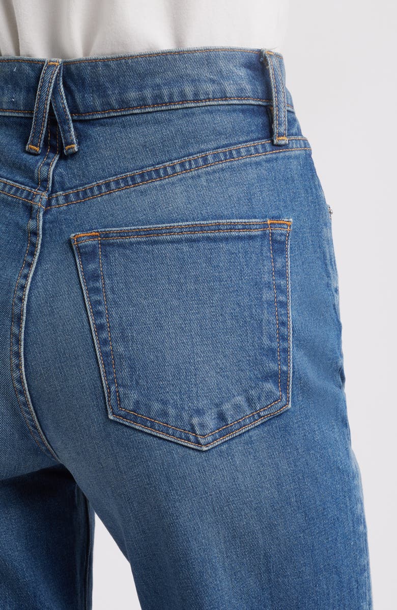 SLVRLAKE London High Waist Straight Leg Jeans, Alternate, color, Full Circle