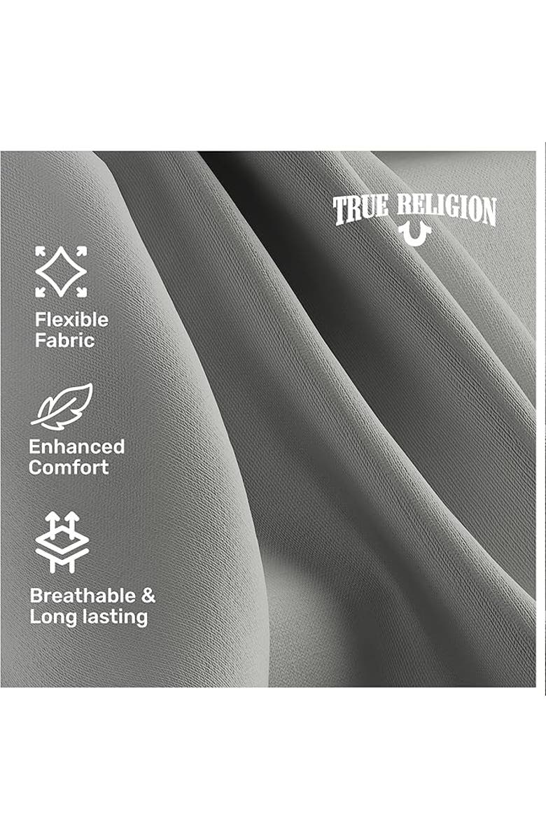 True Religion Briefs Soft Cotton Underwear Pack of 5, Alternate, color, Black