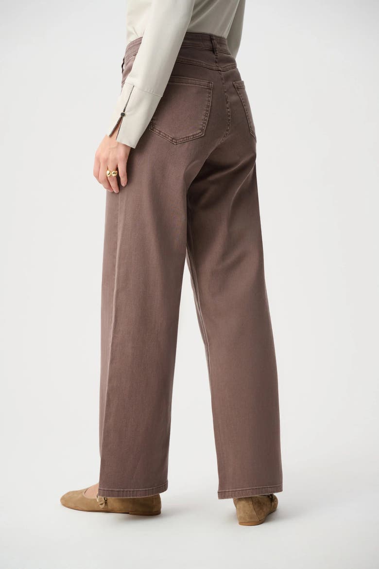 Classic Wide-Leg Stretch Jeans, Alternate, color, mink