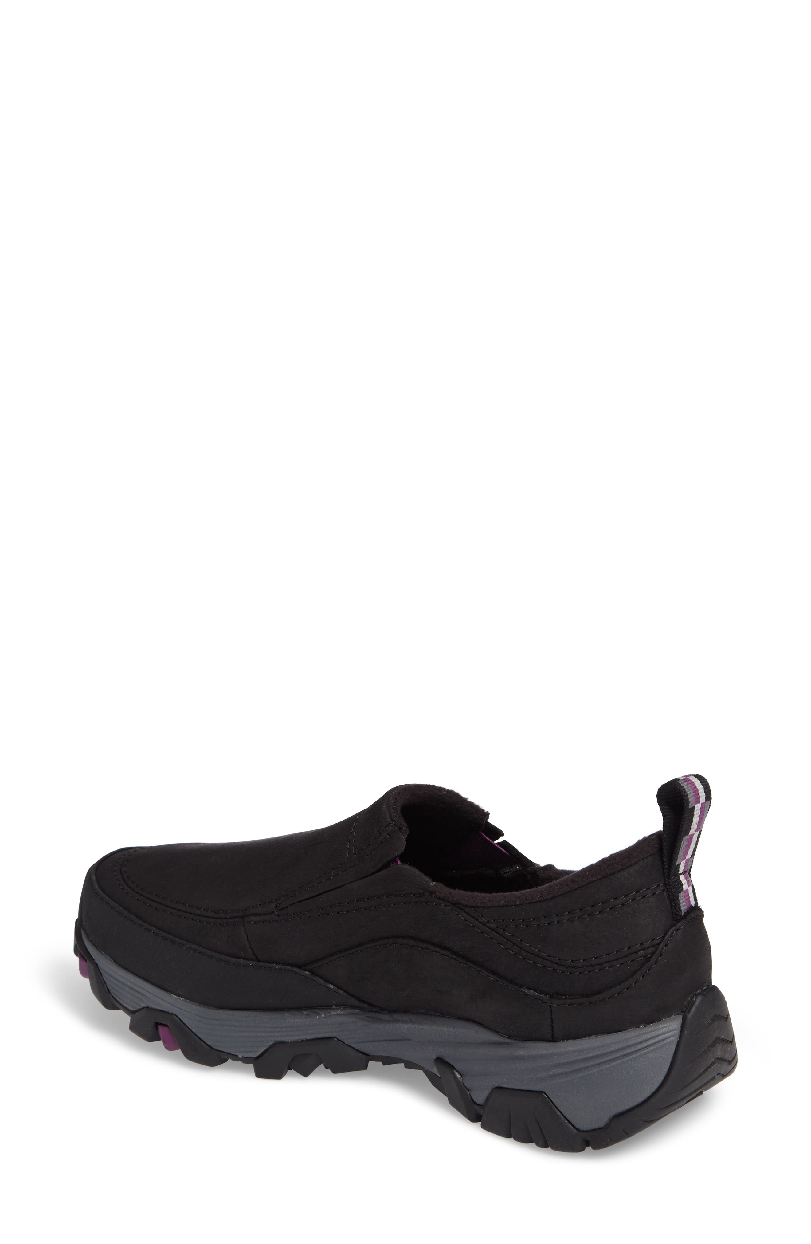 Coldpack Ice Waterproof Slip-On Sneaker, Alternate, color, BLACK LEATHER