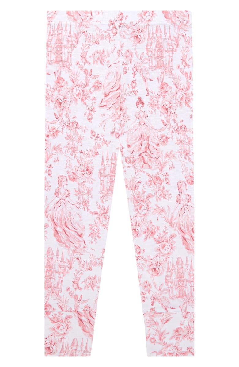 Posh Peanut Fitted Two-Piece Pajamas, Alternate, color, White