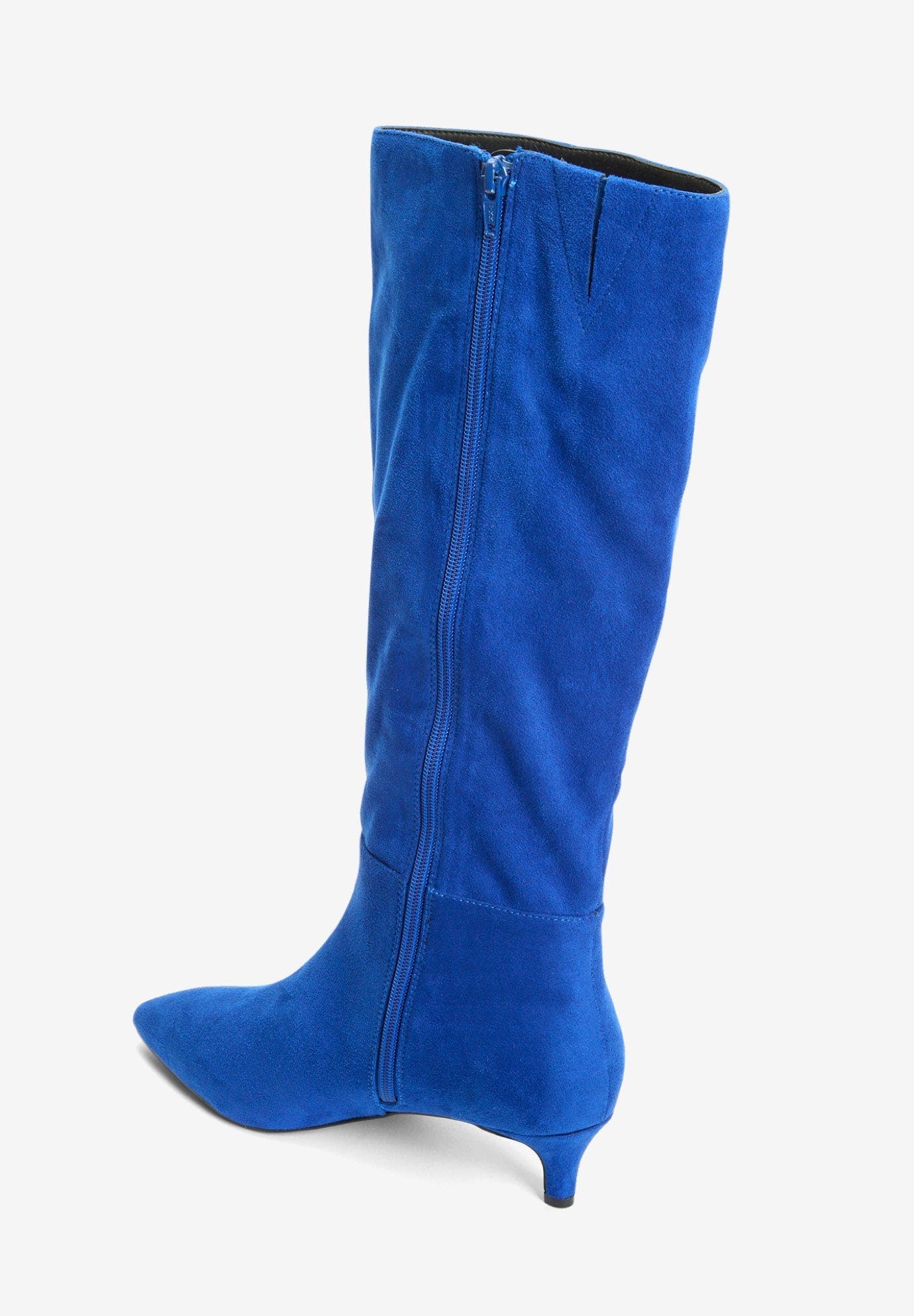 The Marianna Calf Boot, Alternate, color, DARK SAPPHIRE