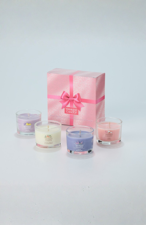 EveryDay Scented Votive Candle Gift Set - Lemon Lavender, White Spruce & Grapefruit, Lilac Blossoms, Pink Sands, 1.3 oz