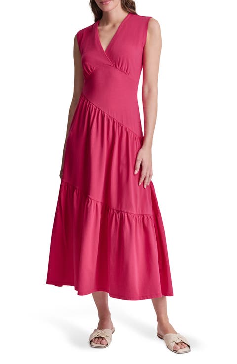 Stretch Cotton Maxi Dress