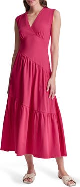 DKNY Stretch Cotton Maxi Dress