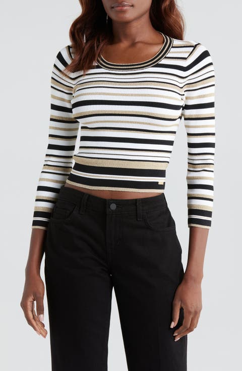 Yukio Stripe Crewneck Top