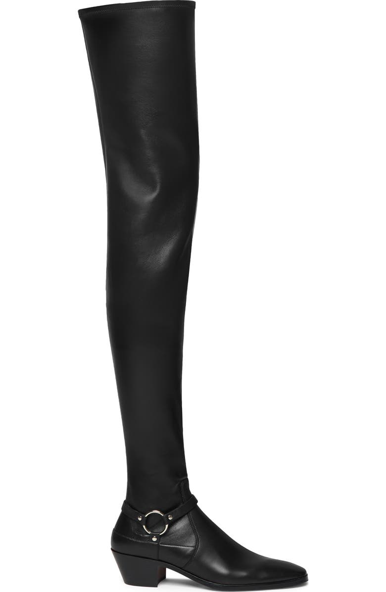 TOM FORD Clint Over the Knee Harness Boot, Alternate, color, Black