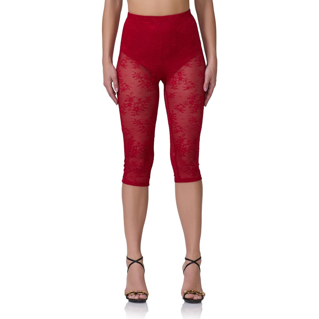 AFRM AFRM GEMMA SEMISHEER FLORAL LACE PANTS