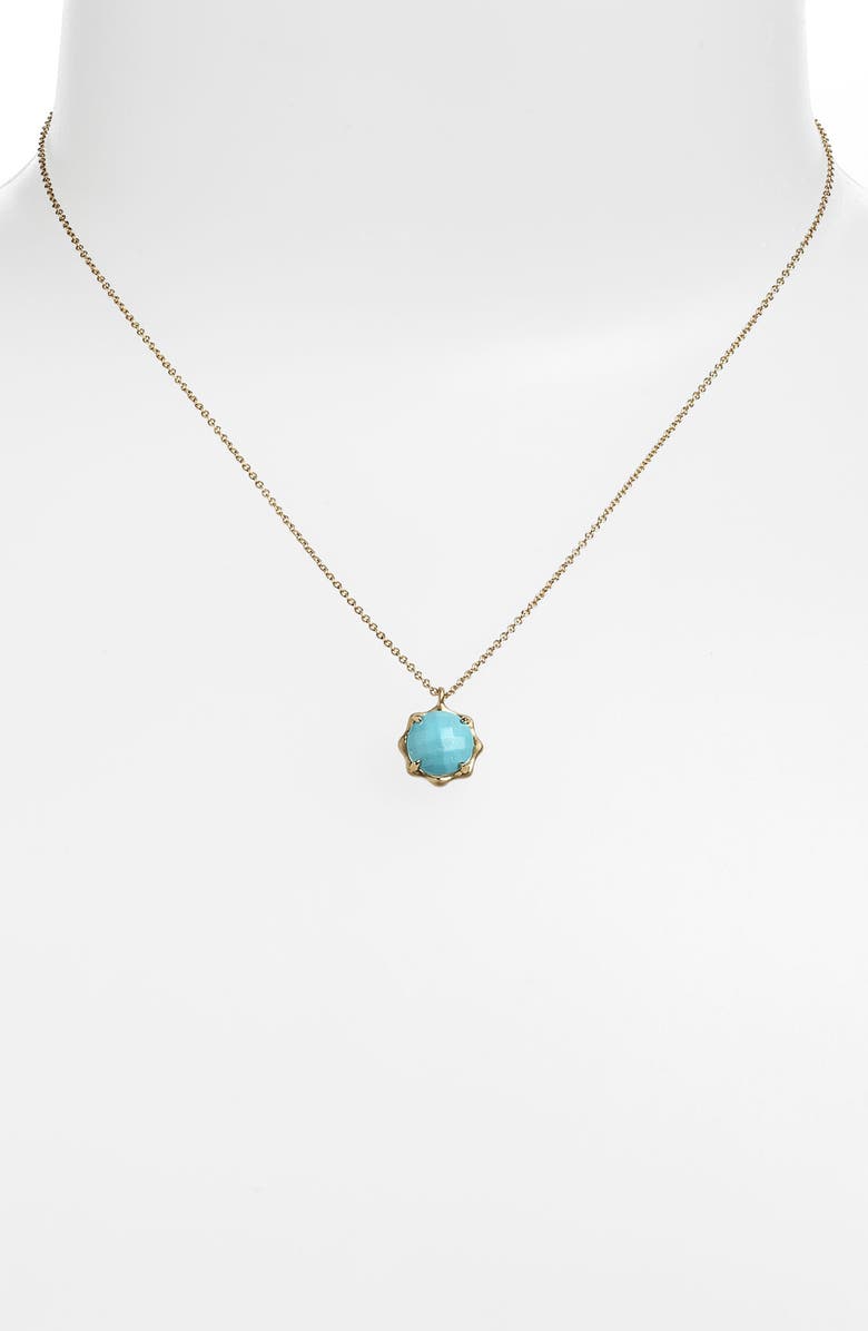 Carelle 'January' Birthstone Pendant Necklace, Alternate, color, 